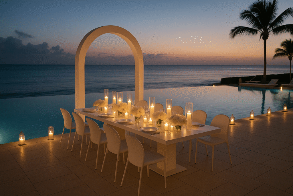 Modern adults-only Jamaica destination wedding at Hyatt Zilara Rose Hall