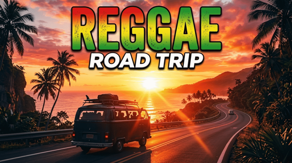 Travelers exploring reggae culture during Reggae Road Trip 2026 in Kingston Jamaica with live music and cultural experience